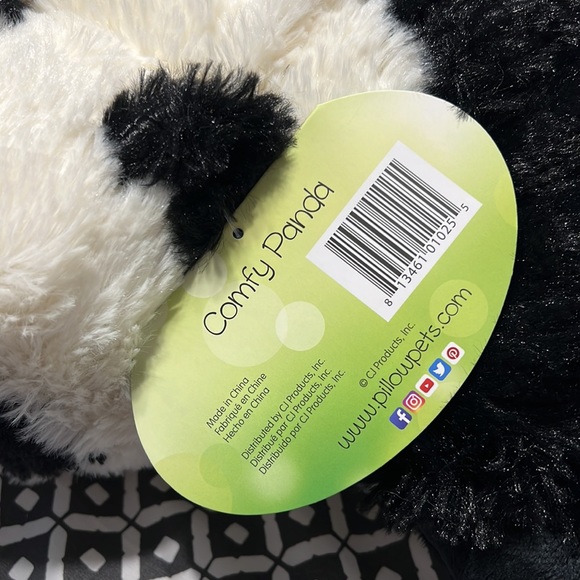 ❗️FINAL❗️ 🆕 PILLOW PETS Comfy Panda Plush Pillow/Pet 🔴 - Picture 8 of 8